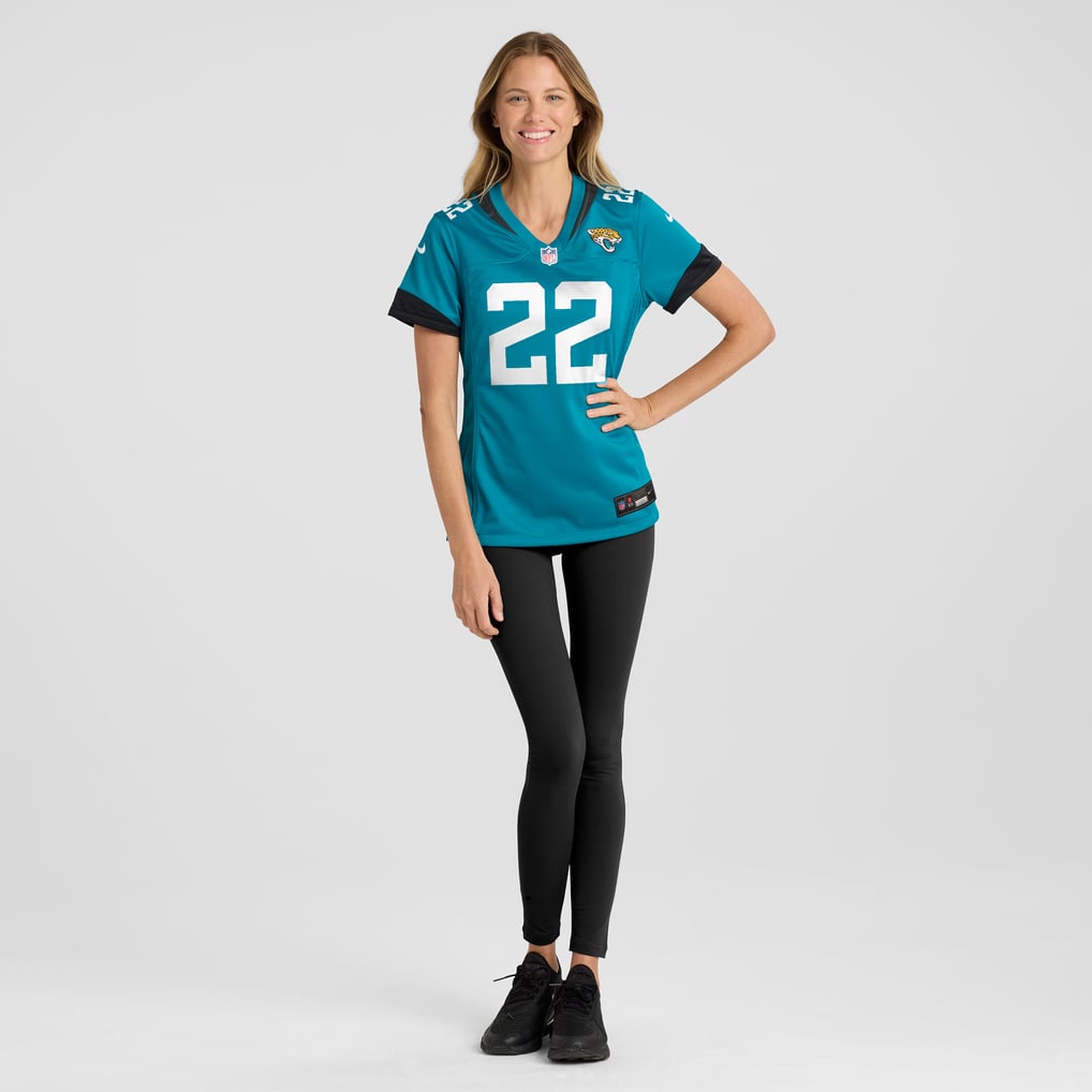 Women's Jacksonville Jaguars Jarrian Jones Nike  Teal  Game Jersey - Image 5