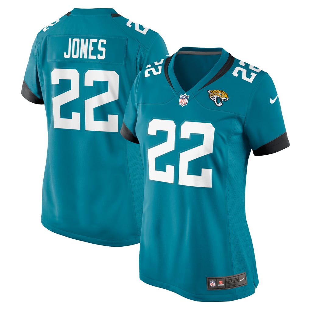 Women's Jacksonville Jaguars Jarrian Jones Nike  Teal  Game Jersey - Image 1