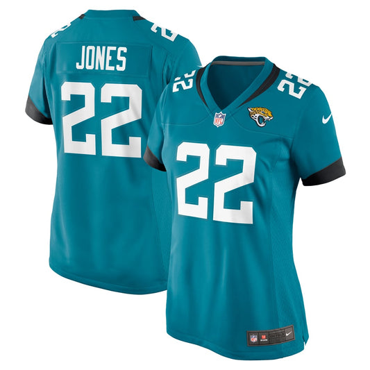 Women's Jacksonville Jaguars Jarrian Jones Nike  Teal  Game Jersey - Image 1