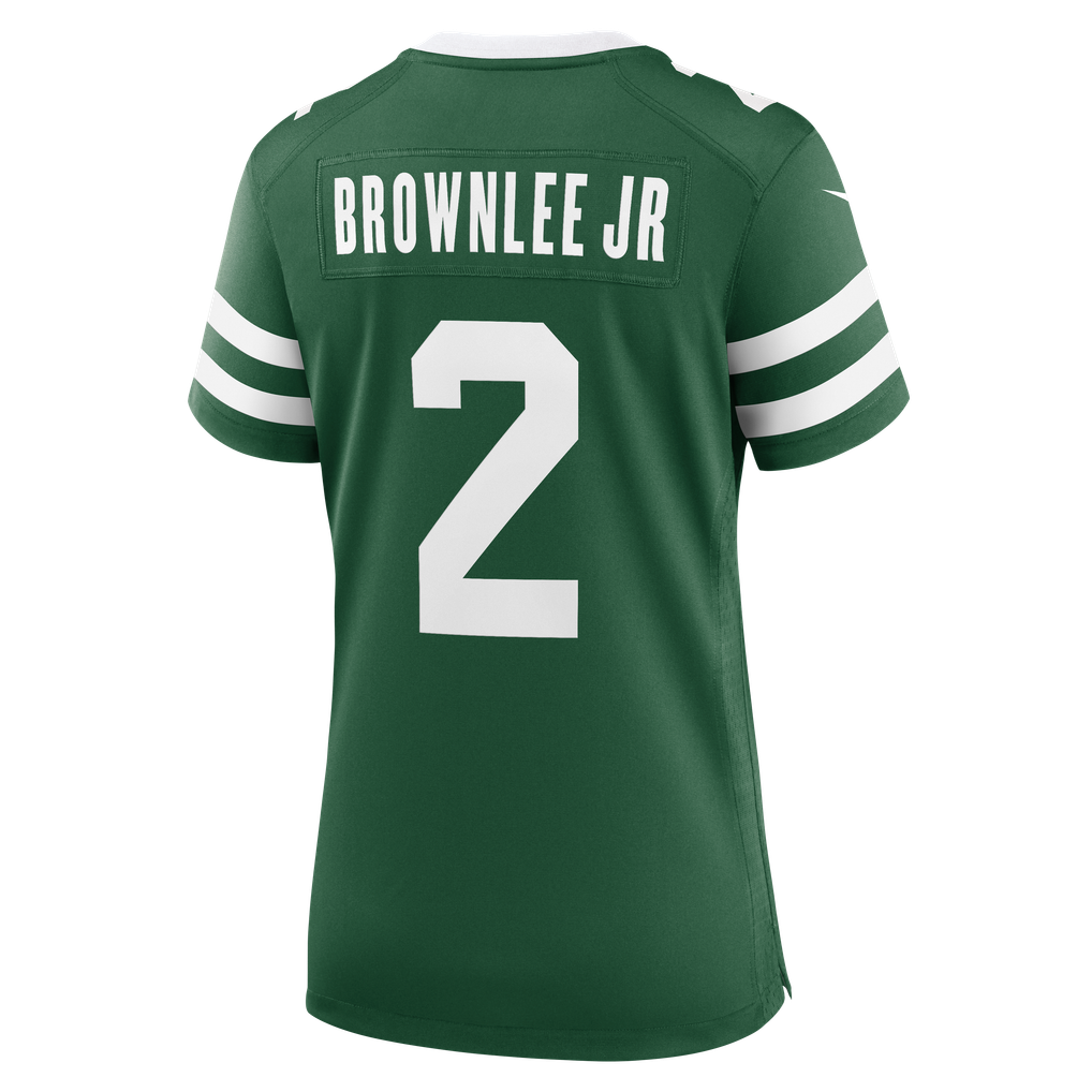 Women's New York Jets Jarvis Brownlee Jr. Nike Legacy Green Team Game Jersey - Image 8