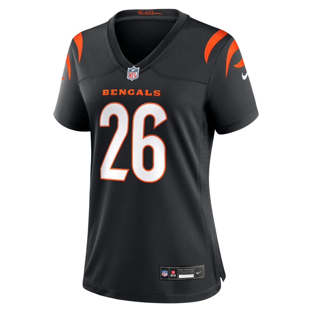 Women's Cincinnati Bengals Ja'Sir Taylor Nike Black Team Game Jersey - Image 3