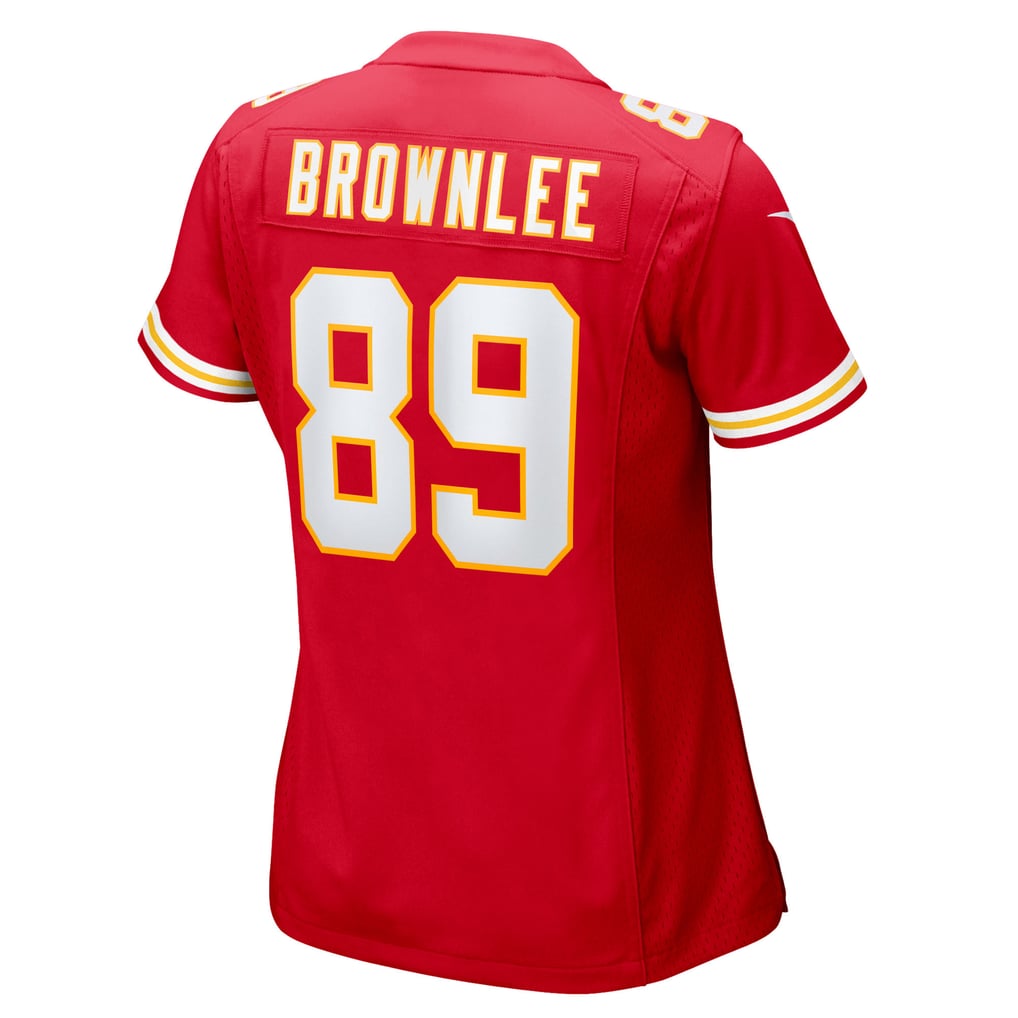 Women's Kansas City Chiefs Jason Brownlee Nike  Red Team Game Jersey - Image 4