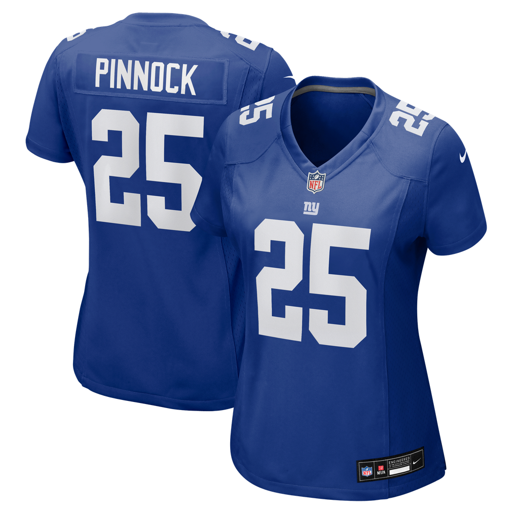 Women's New York Giants Jason Pinnock Nike Royal Team Game Jersey - Image 2