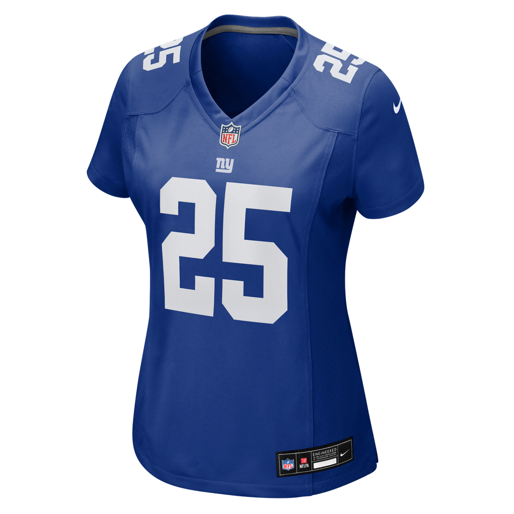 Women's New York Giants Jason Pinnock Nike Royal Team Game Jersey - Image 7