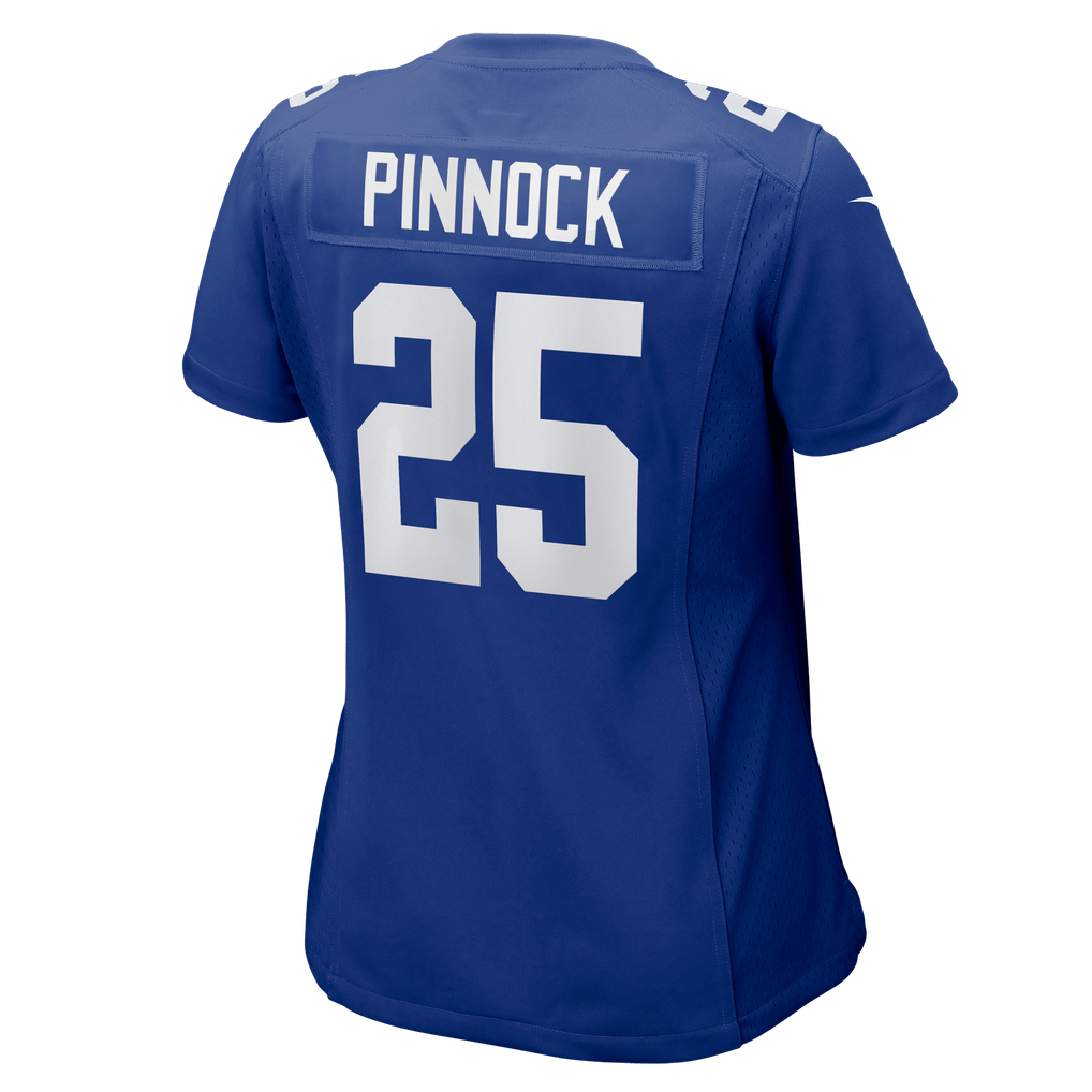 Women's New York Giants Jason Pinnock Nike Royal Team Game Jersey - Image 8
