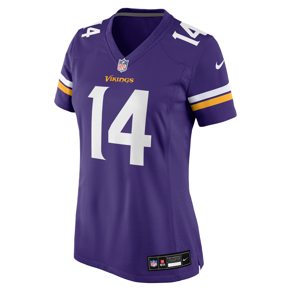 Women's Minnesota Vikings Jauan Jennings Nike Purple Team Game Jersey - Image 7