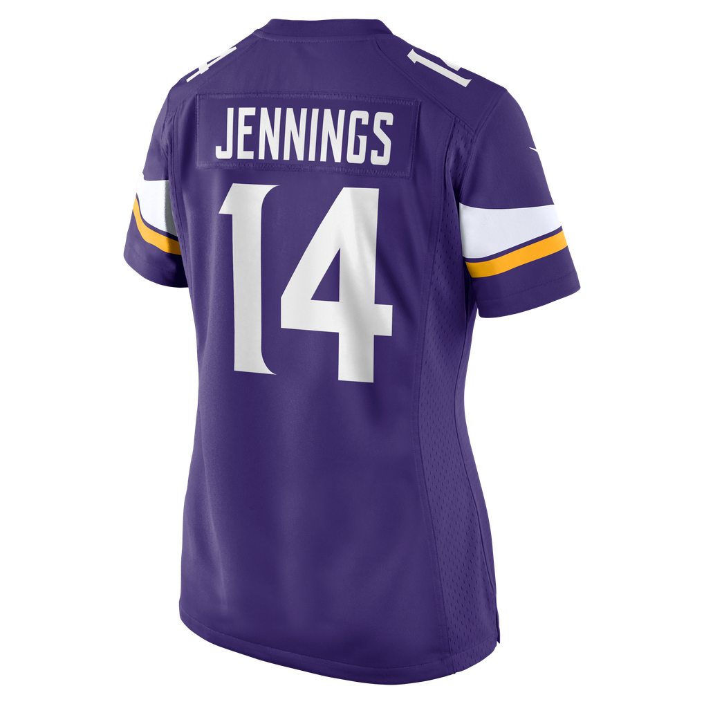 Women's Minnesota Vikings Jauan Jennings Nike Purple Team Game Jersey - Image 8