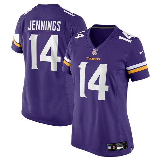 Women's Minnesota Vikings Jauan Jennings Nike Purple Team Game Jersey - Image 1