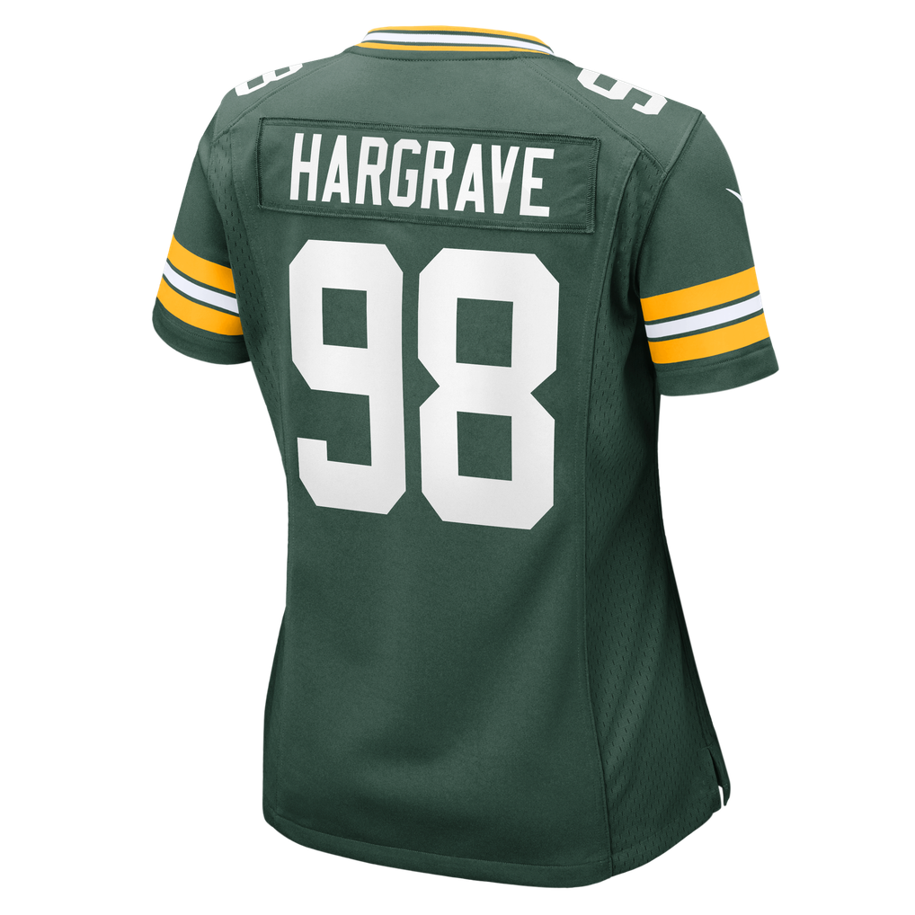 Women's Green Bay Packers Javon Hargrave Nike Green Team Game Jersey - Image 6