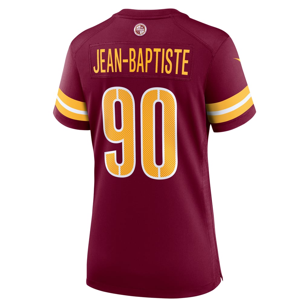 Women's Washington Commanders Javontae Jean-Baptiste Nike  Burgundy Team Game Jersey - Image 4