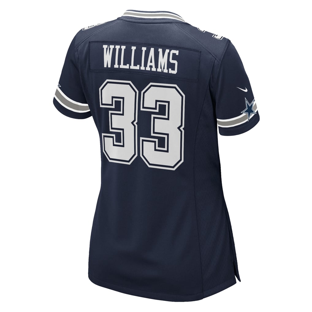 Women's Dallas Cowboys Javonte Williams Nike Navy Team Game Jersey - Image 4