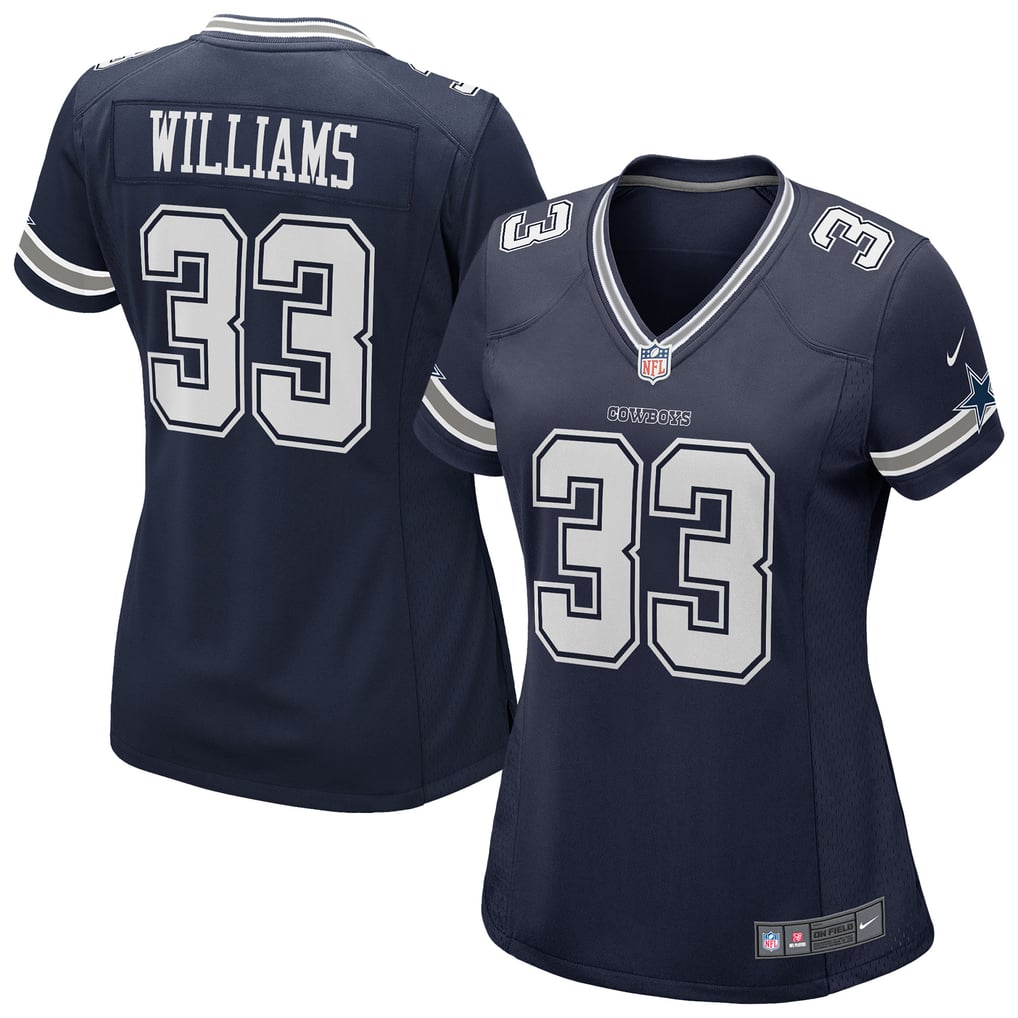Women's Dallas Cowboys Javonte Williams Nike Navy Team Game Jersey - Image 1