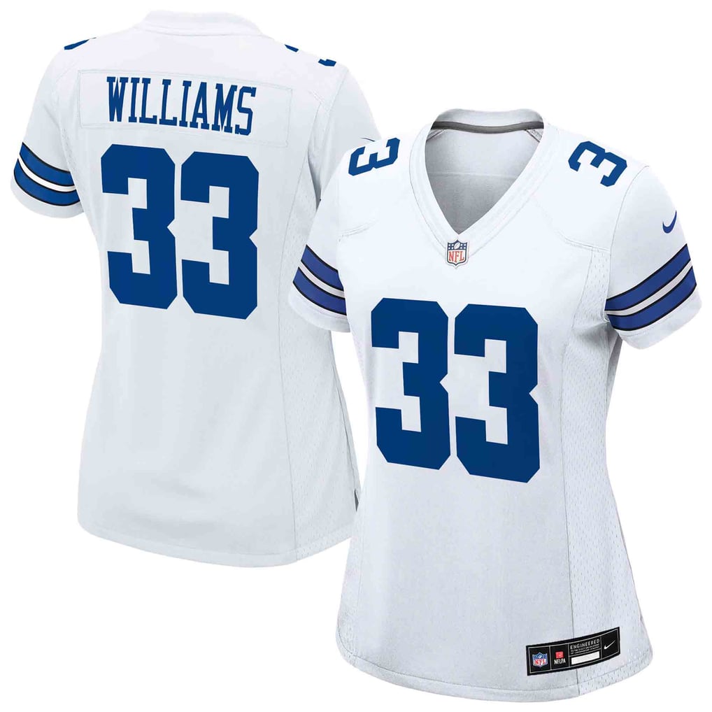 Women's Dallas Cowboys Javonte Williams Nike White Game Jersey - Image 2