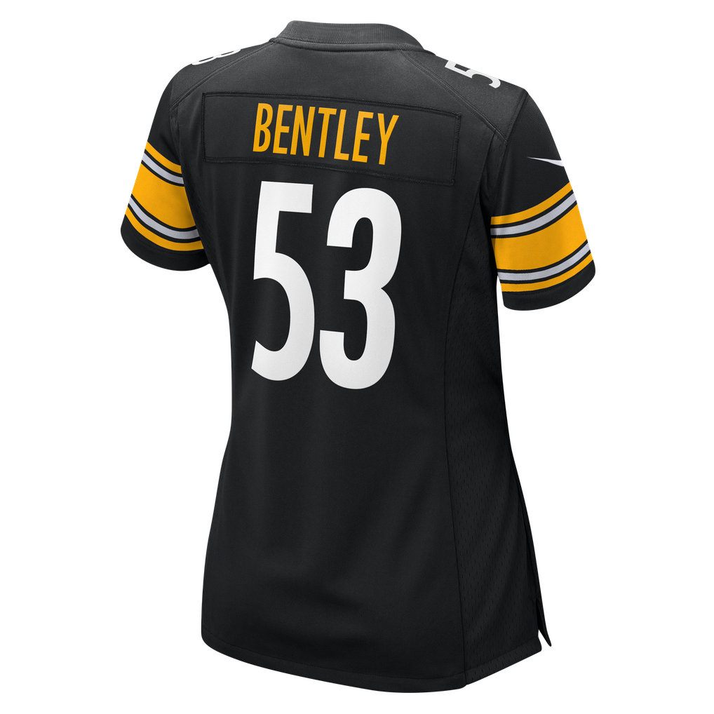 Women's Pittsburgh Steelers JaWhaun Bentley Nike  Black Team Game Jersey - Image 4