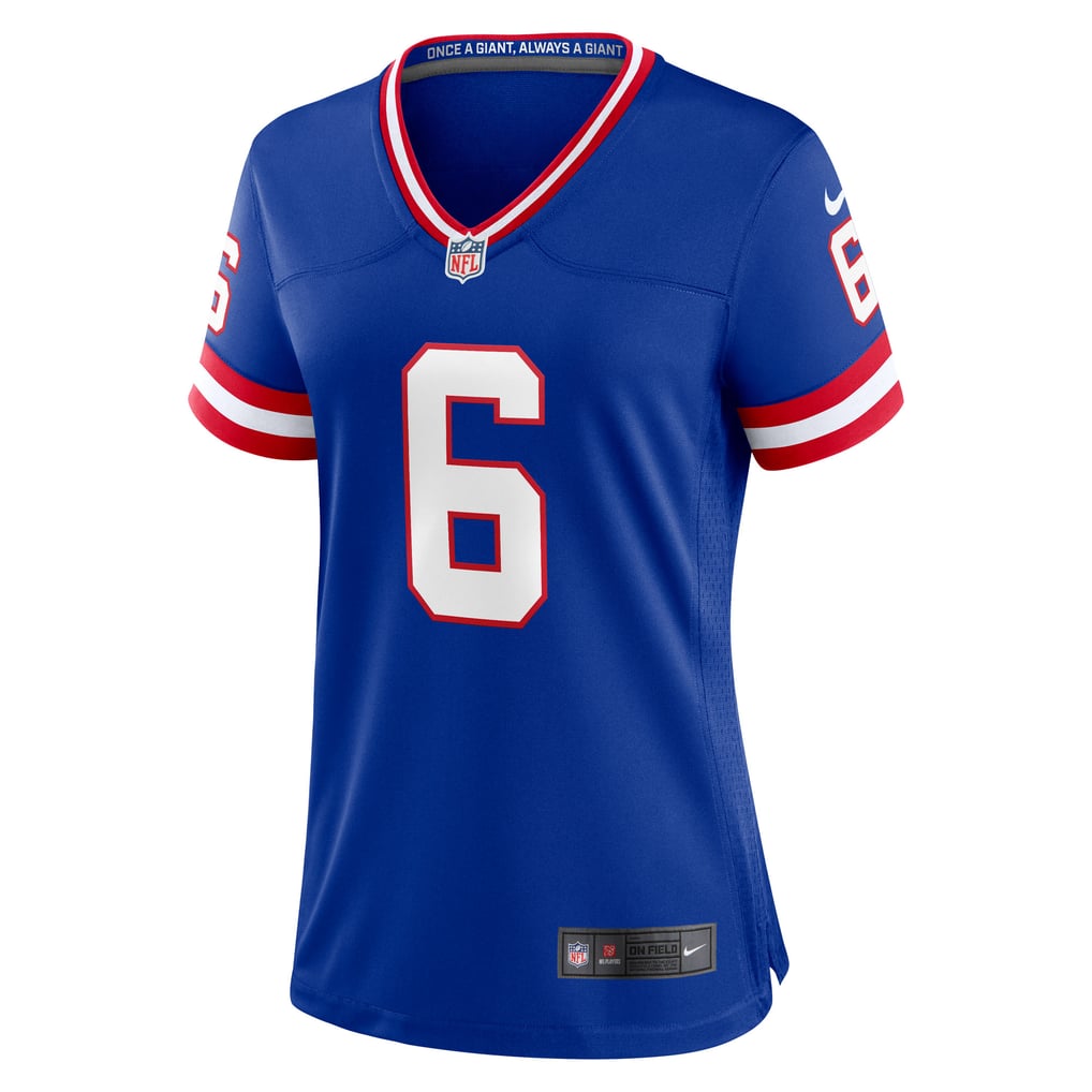 Women's New York Giants Jaxson Dart Nike  Royal Alternate 2 Classic Game Jersey - Image 3