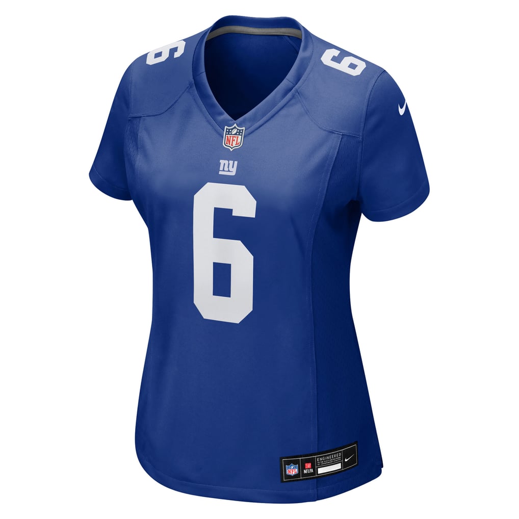 Women's New York Giants Jaxson Dart Nike  Royal Team  Game Jersey - Image 3