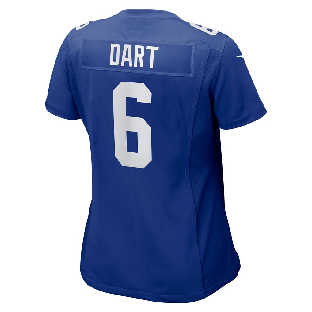 Women's New York Giants Jaxson Dart Nike  Royal Team  Game Jersey - Image 4