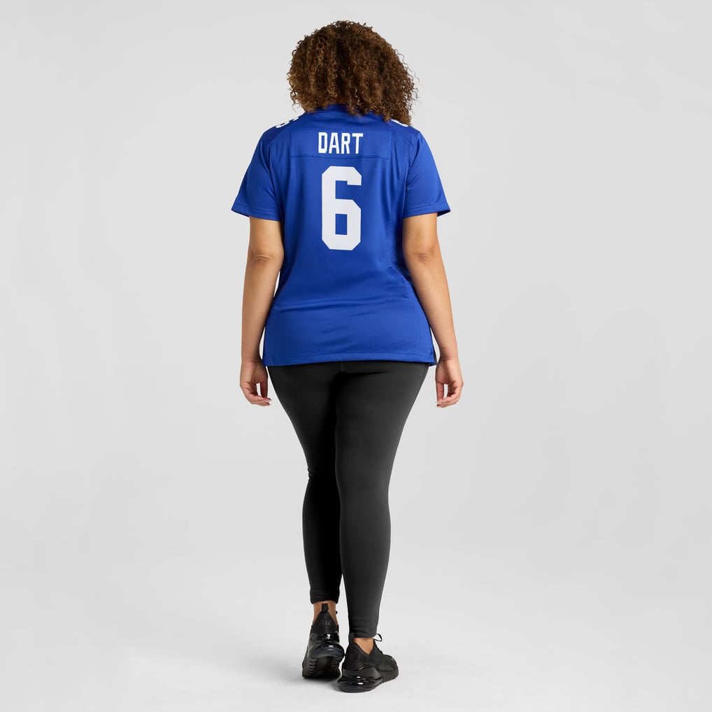 Women's New York Giants Jaxson Dart Nike  Royal Team  Game Jersey - Image 8