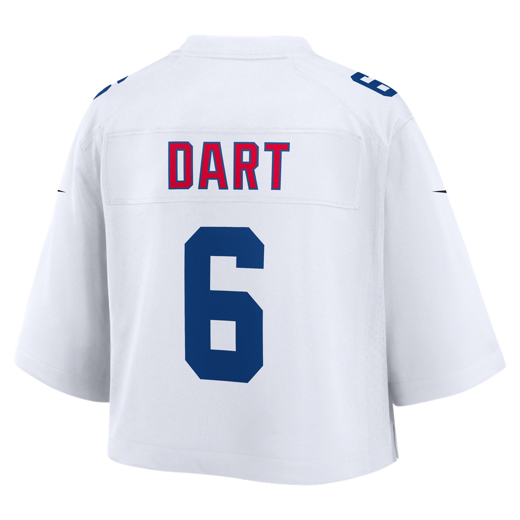 Women's New York Giants Jaxson Dart Nike White Cropped Fashion Game Jersey - Image 4