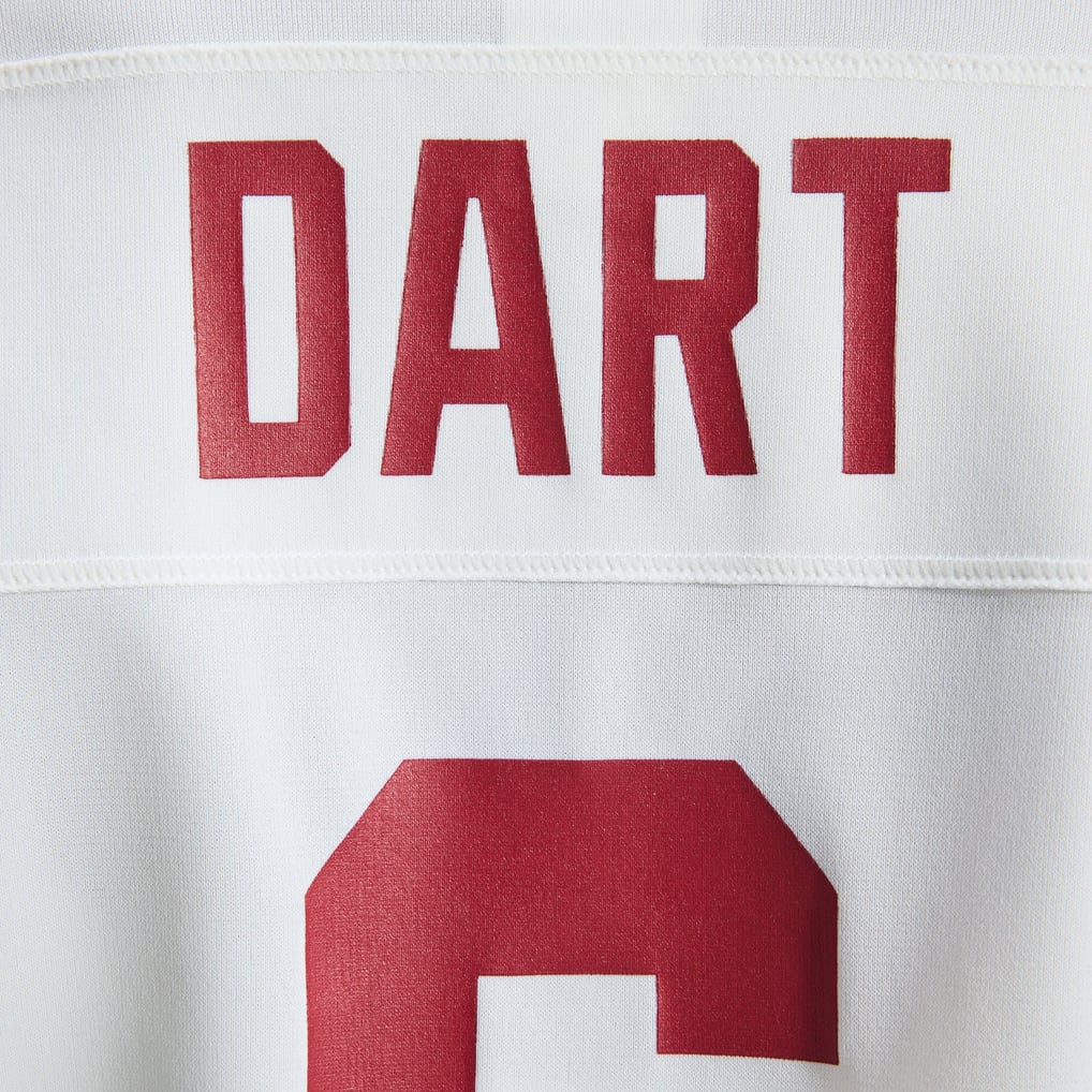 Women's New York Giants Jaxson Dart Nike  White Game Jersey - Image 12