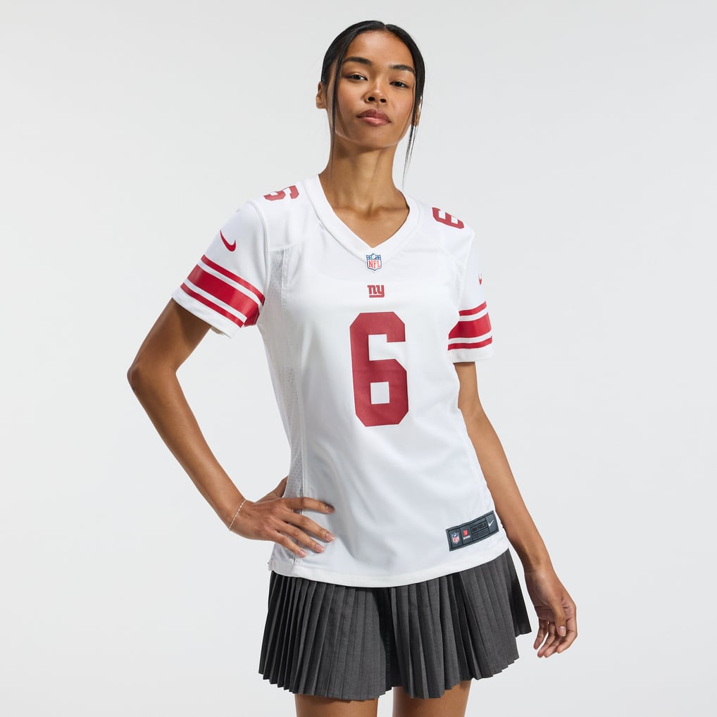 Women's New York Giants Jaxson Dart Nike  White Game Jersey - Image 3