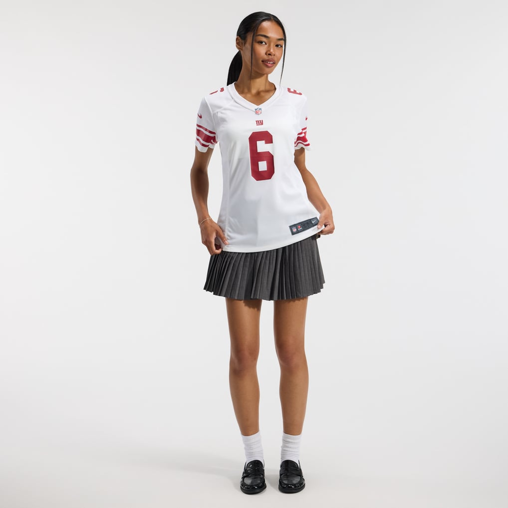 Women's New York Giants Jaxson Dart Nike  White Game Jersey - Image 5