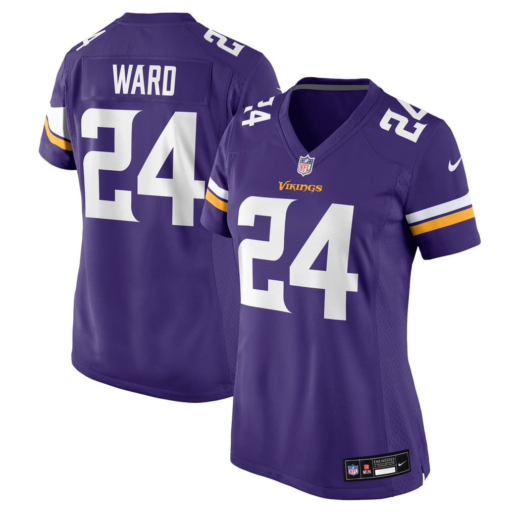 Women's Minnesota Vikings Jay Ward Nike  Purple Team Game Jersey - Image 2