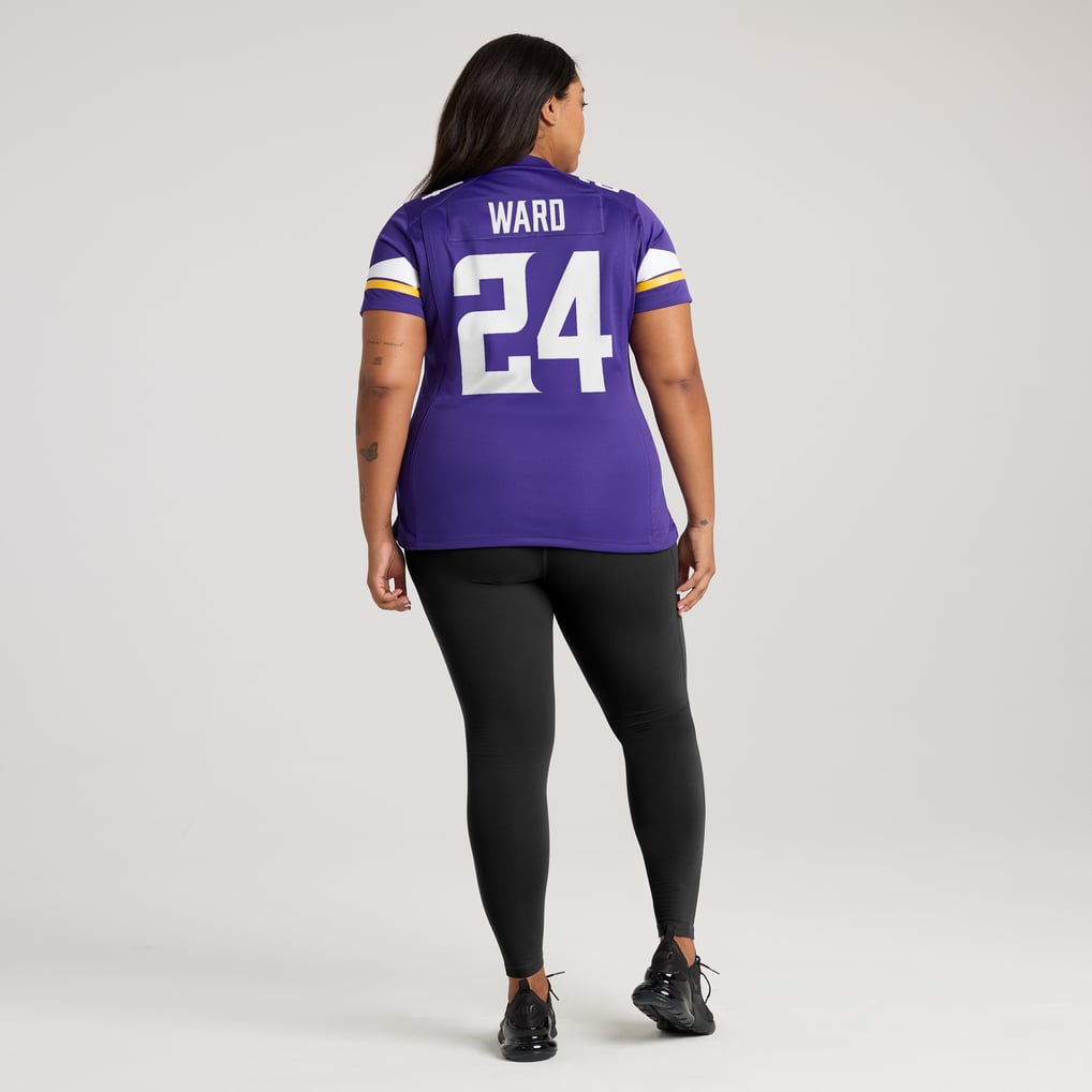 Women's Minnesota Vikings Jay Ward Nike  Purple Team Game Jersey - Image 8