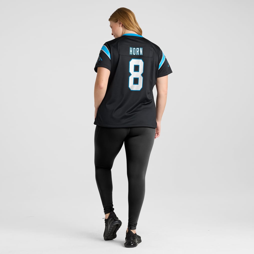 Women's Carolina Panthers Jaycee Horn Nike Black Player Jersey - Image 8