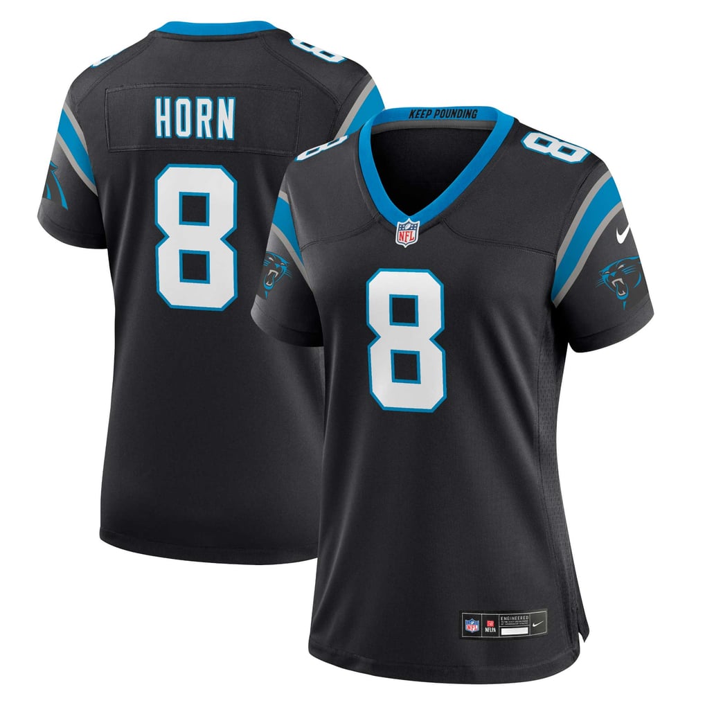 Women's Carolina Panthers Jaycee Horn Nike Black Player Jersey - Image 1