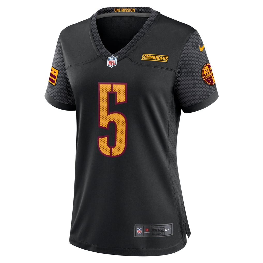 Women's Washington Commanders Jayden Daniels Nike Black Alternate Game Player Jersey - Image 3