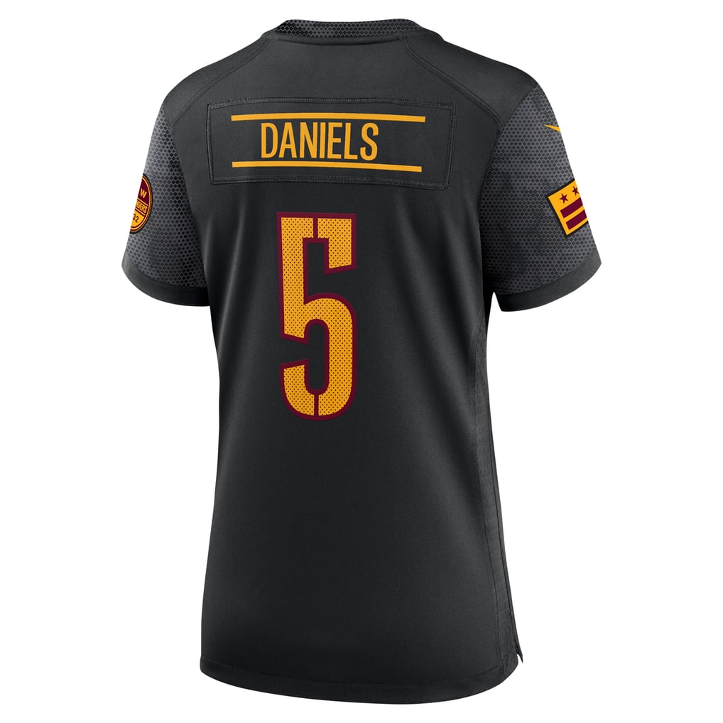 Women's Washington Commanders Jayden Daniels Nike Black Alternate Game Player Jersey - Image 4