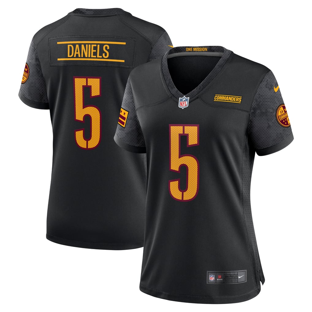 Women's Washington Commanders Jayden Daniels Nike Black Alternate Game Player Jersey - Image 1