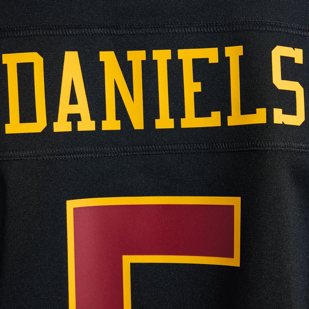 Women's Washington Commanders Jayden Daniels Nike Black Hail Raiser Alternate Game Jersey - Image 12