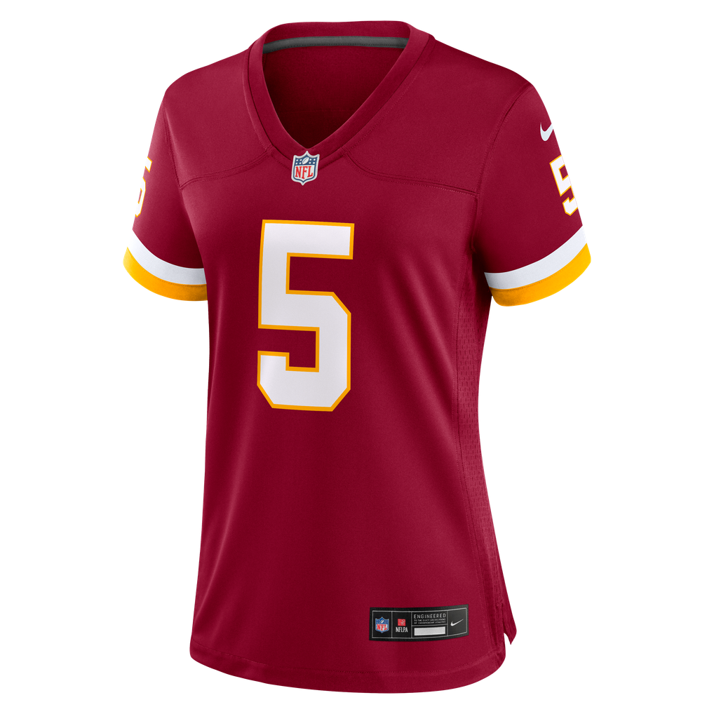 Women's Washington Commanders Jayden Daniels Nike Burgundy Game Jersey - Image 7
