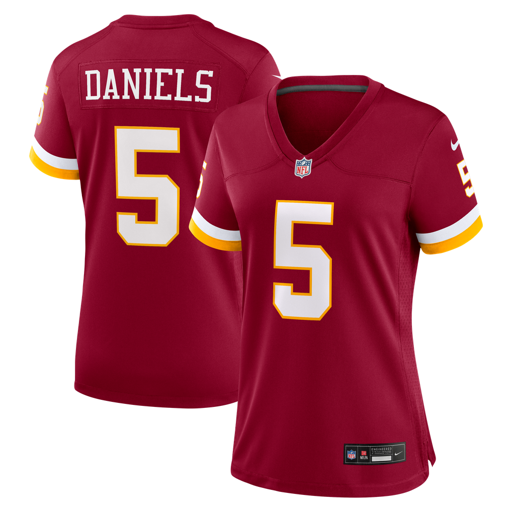 Women's Washington Commanders Jayden Daniels Nike Burgundy Game Jersey - Image 1