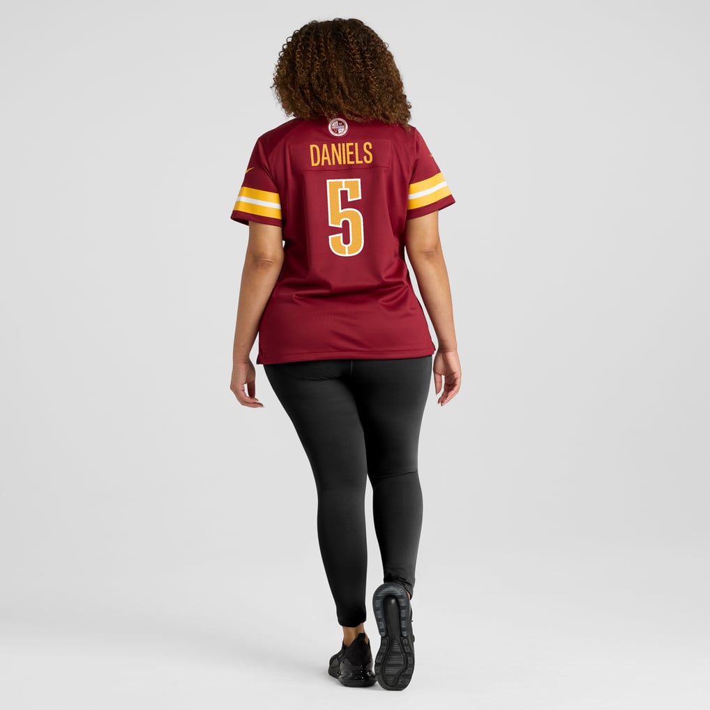 Women's Washington Commanders Jayden Daniels Nike Burgundy  Player Game Jersey - Image 8