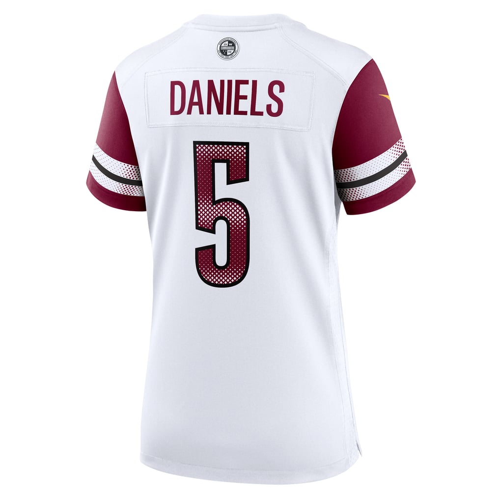 Women's Washington Commanders Jayden Daniels Nike  White Game Jersey - Image 4
