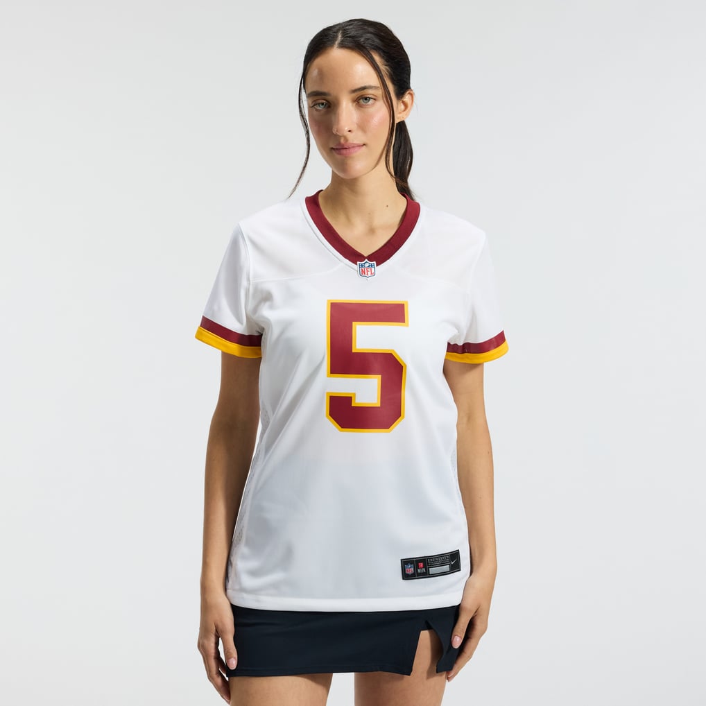 Women's Washington Commanders Jayden Daniels Nike White Game Super Bowl Era Jersey - Image 3