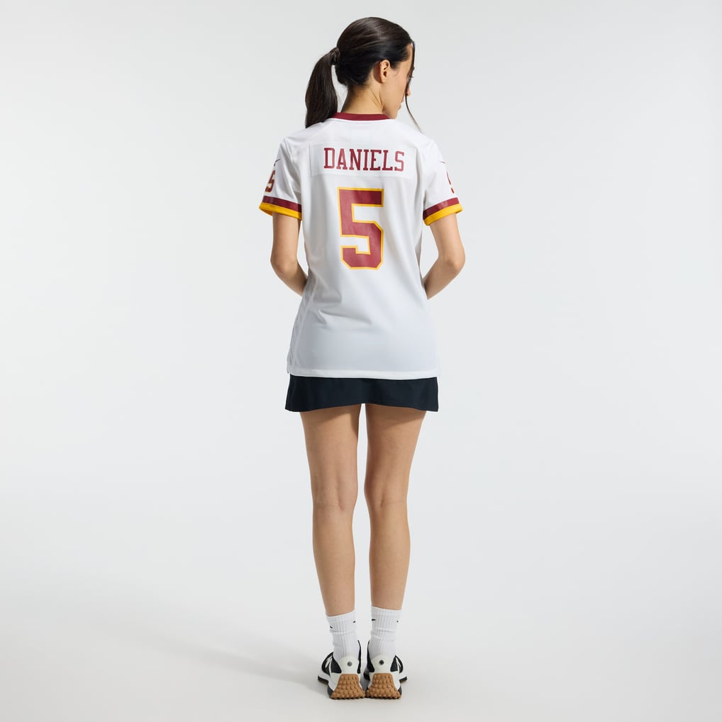 Women's Washington Commanders Jayden Daniels Nike White Game Super Bowl Era Jersey - Image 6