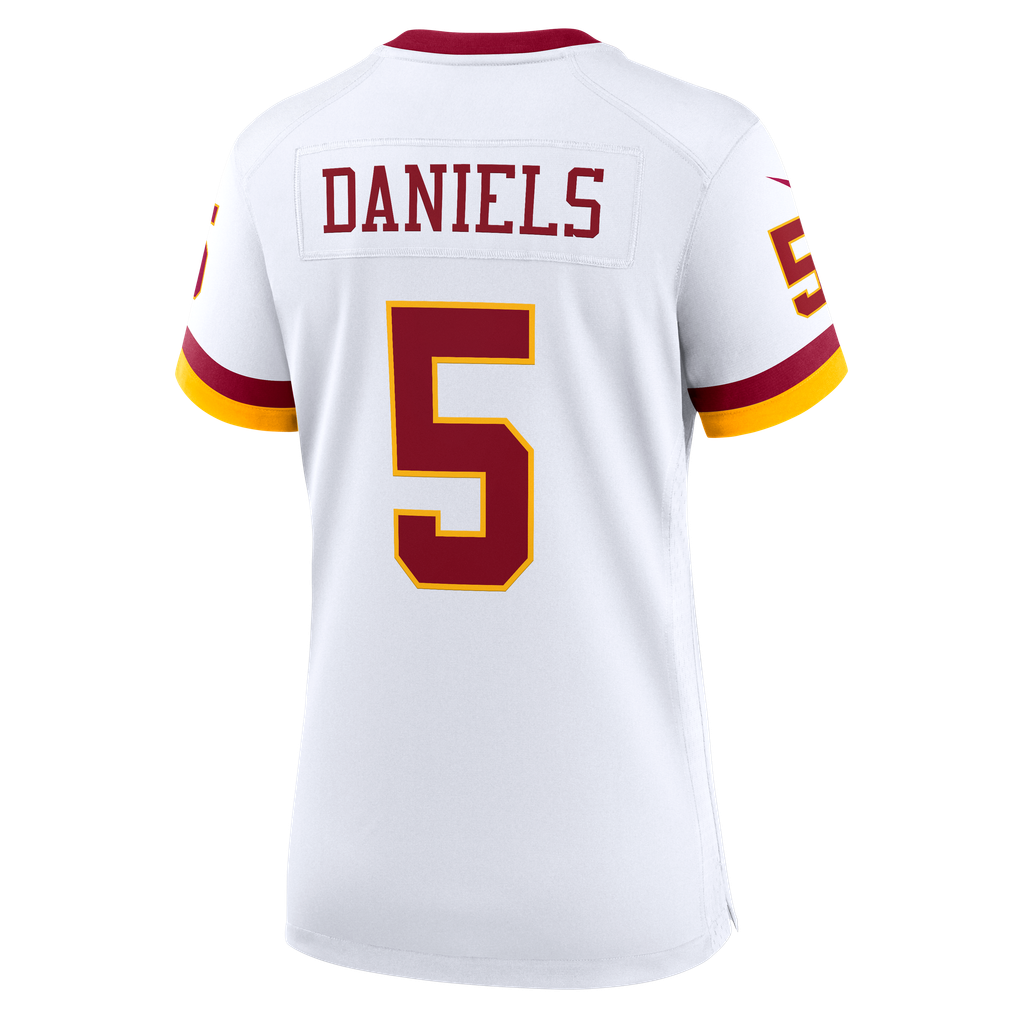Women's Washington Commanders Jayden Daniels Nike White Game Super Bowl Era Jersey - Image 8