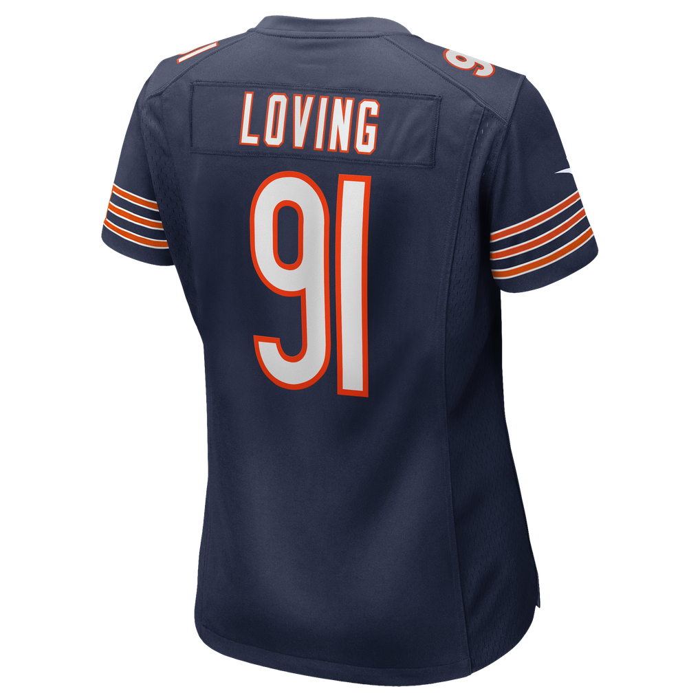 Women's Chicago Bears Jayden Loving Nike Navy Team Game Jersey - Image 8