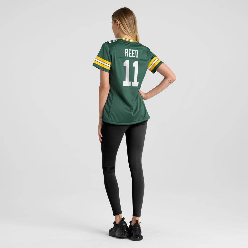 Women's Green Bay Packers Jayden Reed Nike  Green  Game Jersey - Image 6