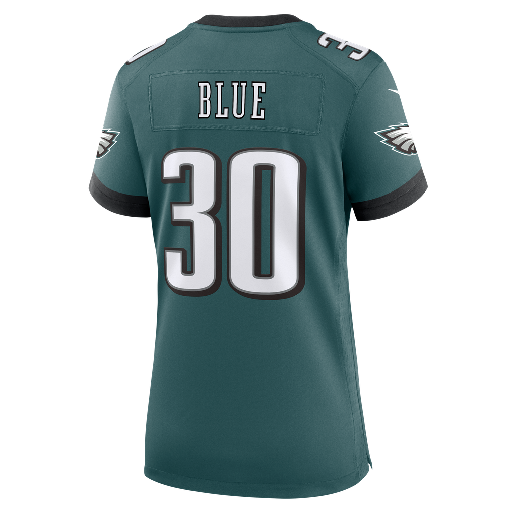 Women's Philadelphia Eagles Jaydon Blue Nike Midnight Green Team Game Jersey - Image 4