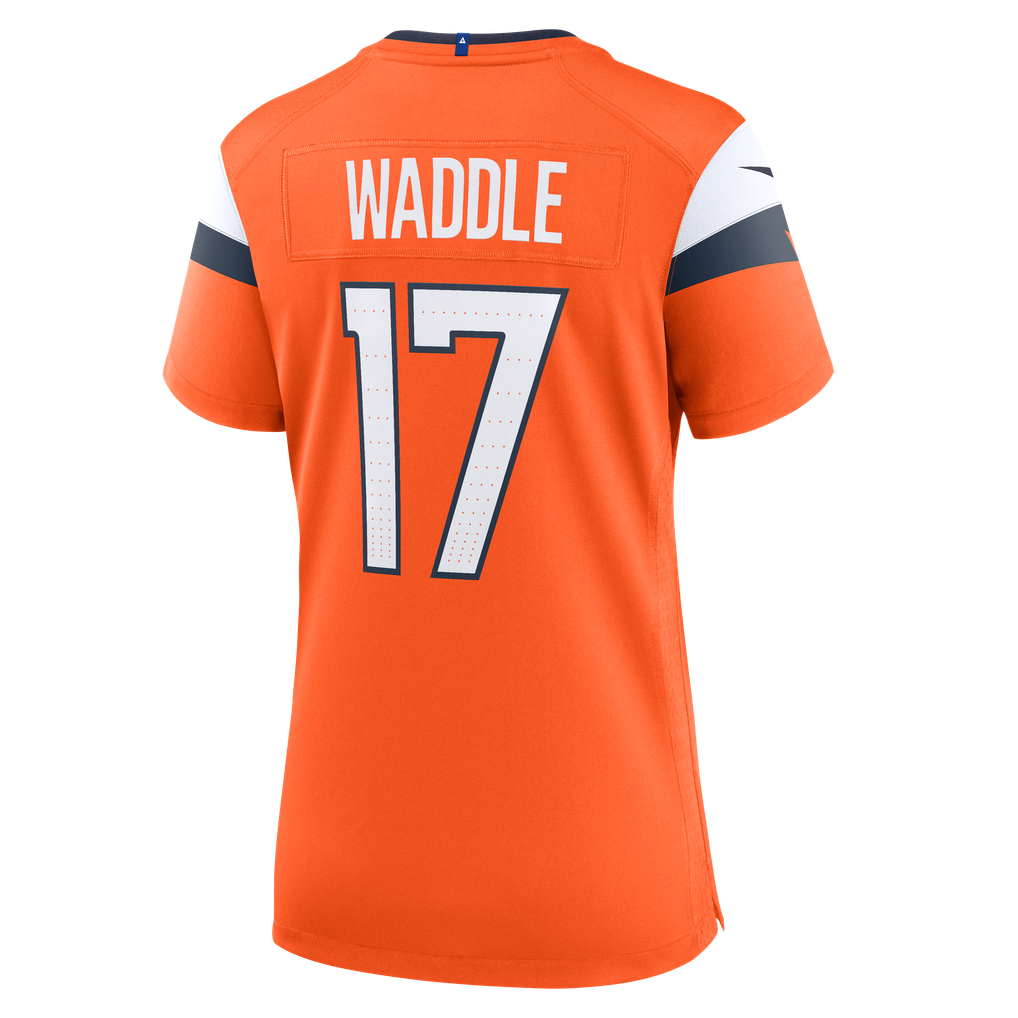 Women's Denver Broncos Jaylen Waddle Nike Orange Game Jersey - Image 4