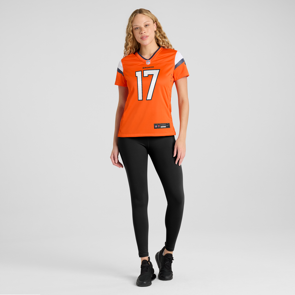 Women's Denver Broncos Jaylen Waddle Nike Orange Game Jersey - Image 5