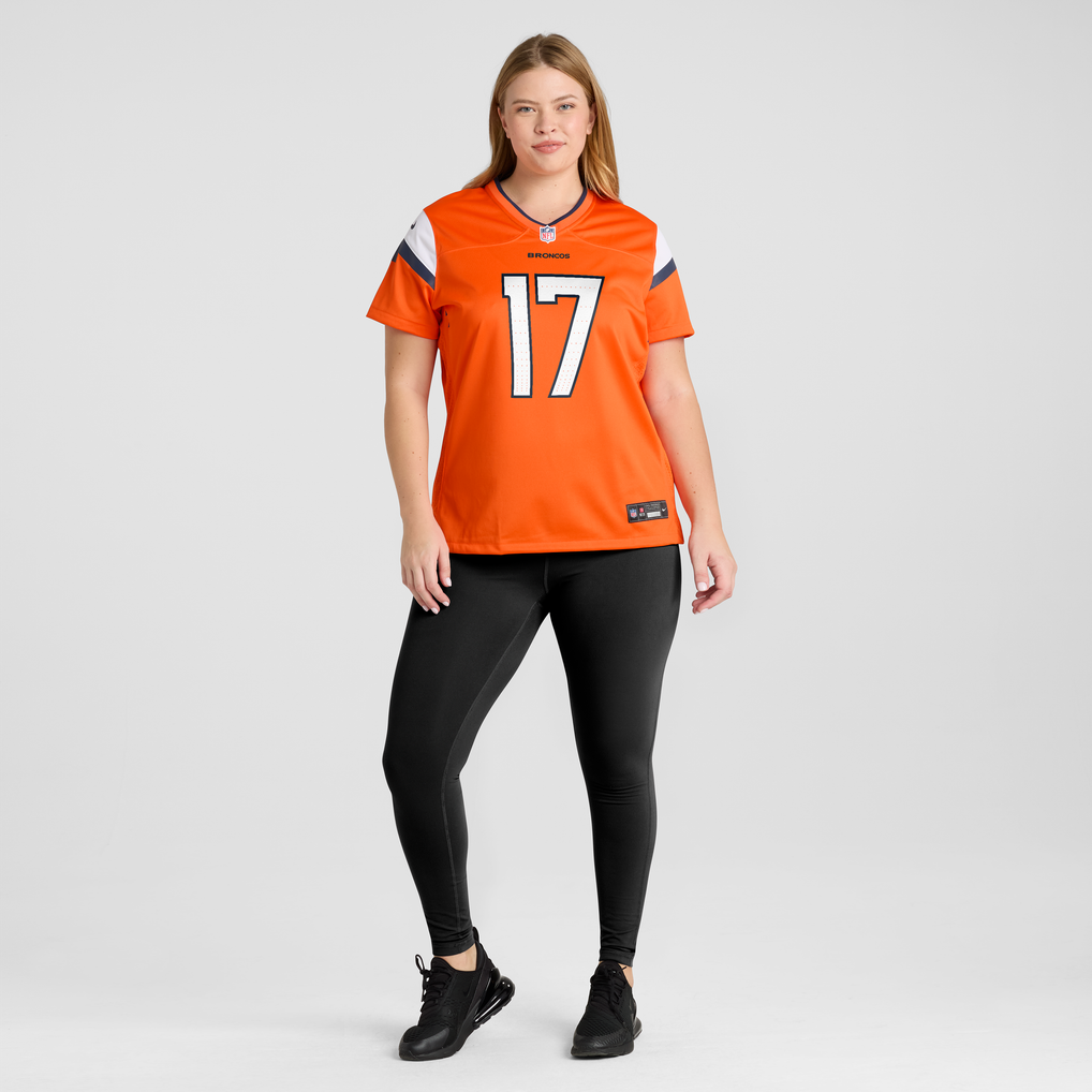 Women's Denver Broncos Jaylen Waddle Nike Orange Game Jersey - Image 7