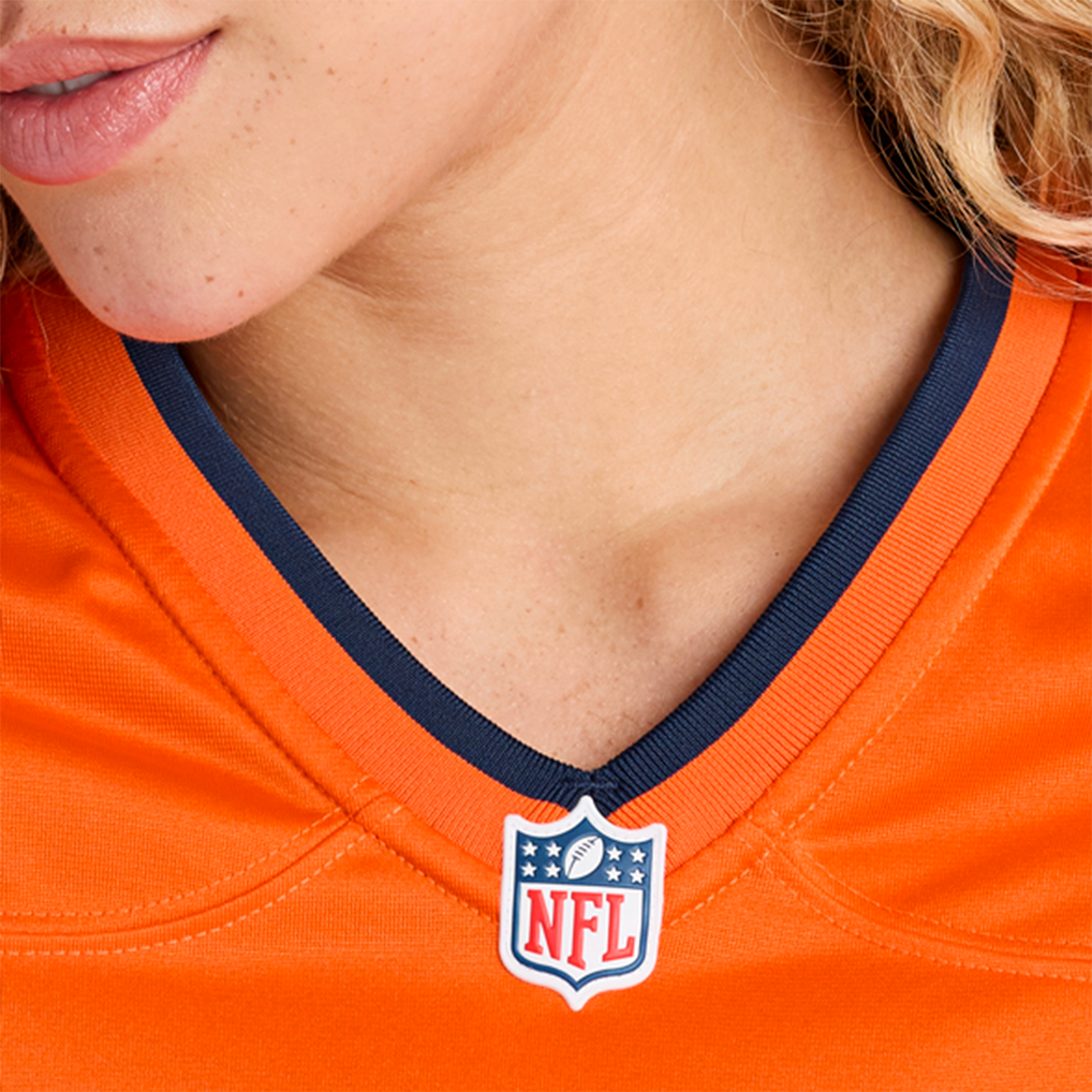 Women's Denver Broncos Jaylen Waddle Nike Orange Game Jersey - Image 9