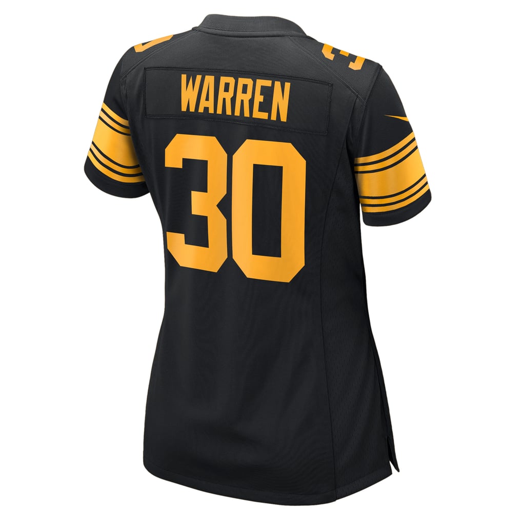 Women's Pittsburgh Steelers Jaylen Warren Nike  Black Alternate Game Jersey - Image 4