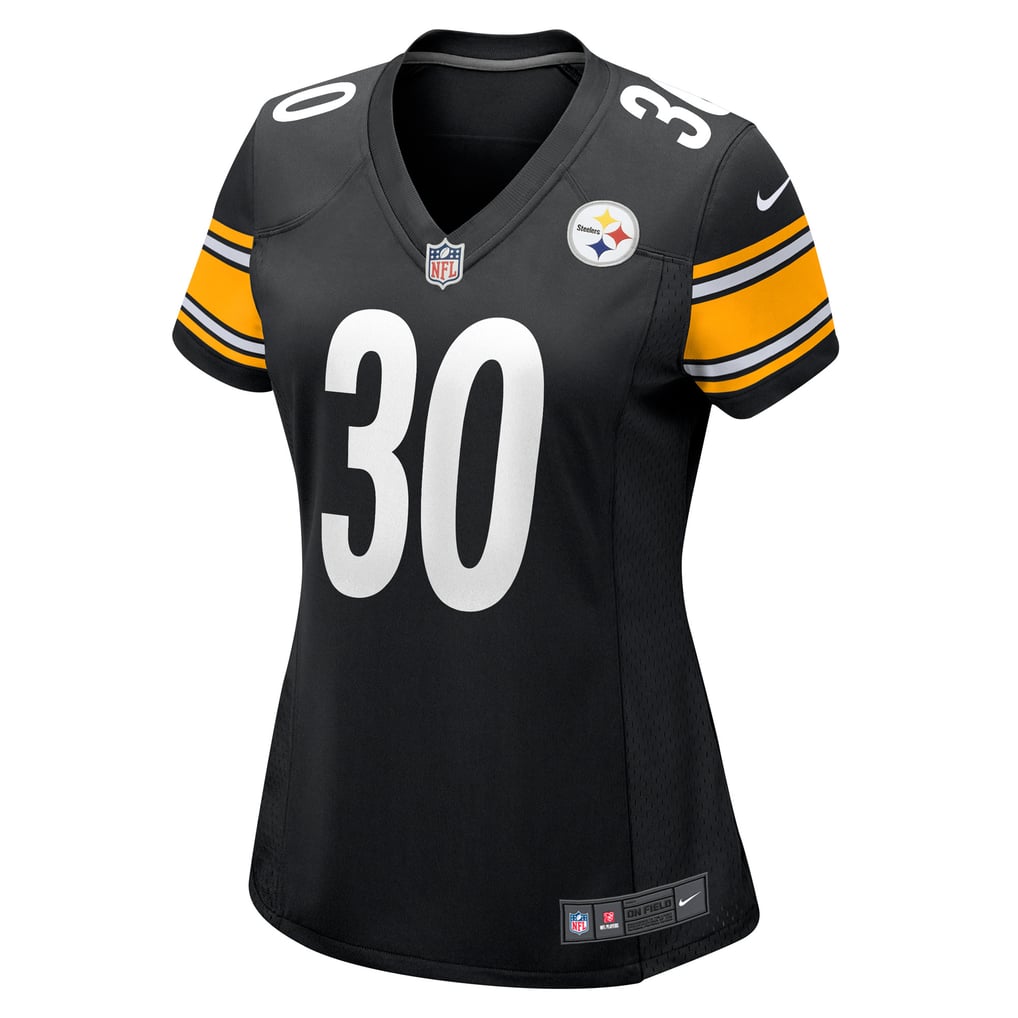 Women's Pittsburgh Steelers Jaylen Warren Nike Black Game Player Jersey - Image 3